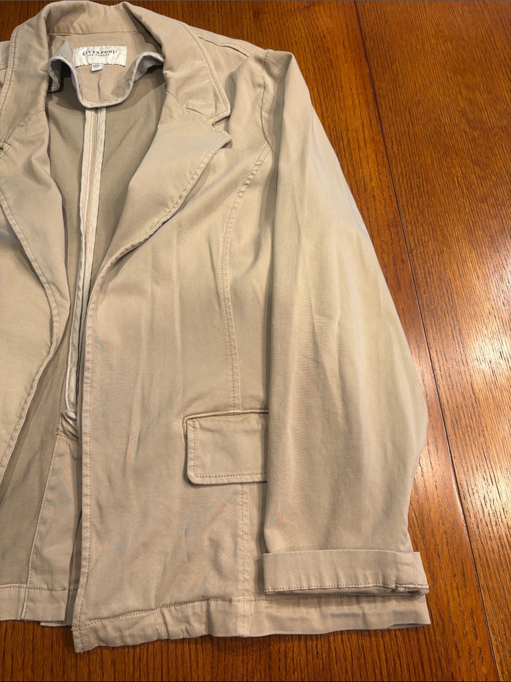 Liverpool Beige Casual Blazer Jacket - Picture 7 of 9